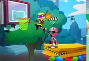 Игра Никелодеон: Баскетбольные Звезды 2