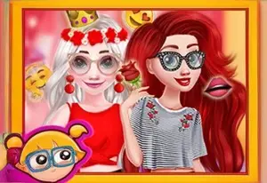 Игра Эльза и Ариэль Дата Образы