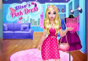 Игра Розовые Платья для Эльзы