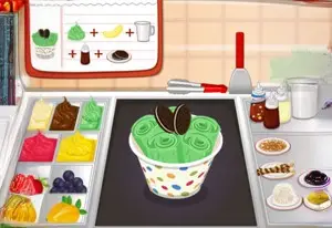 Игра Эльза: Рулеты из Мороженого