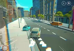 Городская гонка 3D для 2 игроков