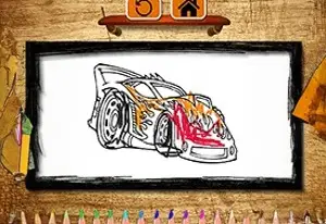 Раскраска BTS Cars