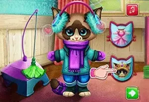 Игра Купание Котёнка