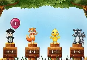 Игра Веселое сложение с животными