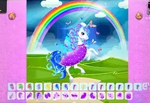 Игра Украшение единорога