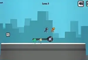 Игра Стик-Герой Патти на 4 Игрока