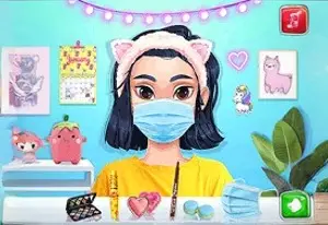 Игра Kawaii Skin Routine Маска для макияжа