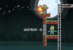Игра Зомби: Обстрел ракетами