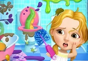 Игра Сладкий Ребенок: Уборка Отеля
