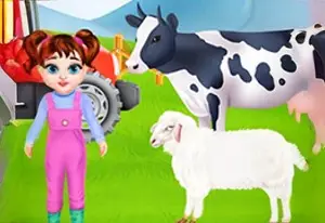 Игра Малышка Тейлор помогает на ферме