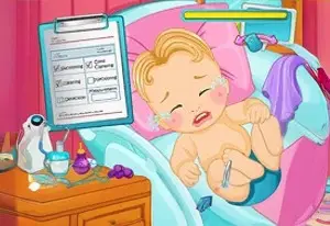 Игра Эльза Готовиться к Родам
