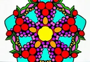 Игра Книжка Раскраска: Мандала