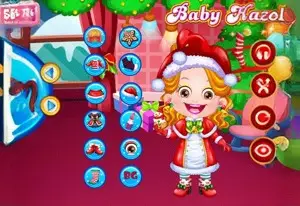 Baby Hazel Christmas Day Dressup