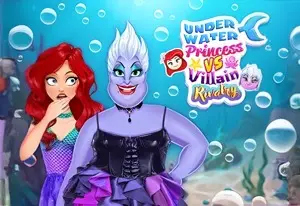 Underwater Princess Vs Villain Rivalry
