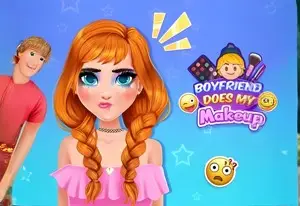 Игра «Мой парень делает мне макияж»