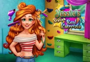 Игра Джесси Стильные настоящие стрижки
