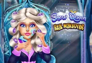 Игра Снежная Королева Настоящий Макияж