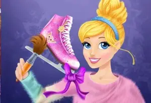 Игра Принцесса Золушка на Коньках