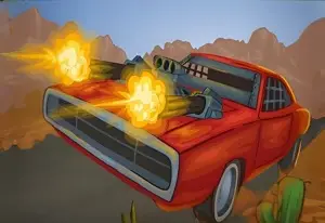 Игра Дорожное Неистовство: Гонки и Стрельба