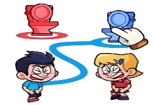 Toilet Snatch Game - Draw a Path