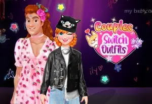 Игра Челлендж по смене нарядов для пар онлайн