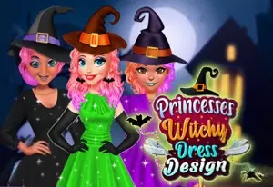 Дизайн ведьмовских платьев для игровых принцесс
