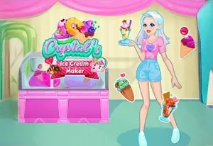 Игра Crystal's Ice Cream Maker
