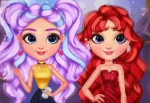 Rainbow Girls Game: Dress Up &amp; Makeover