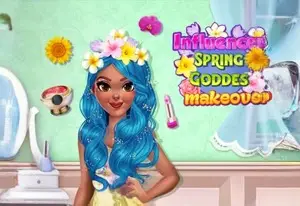 Игра Инфлюенсер: Весенний Макияж Богини
