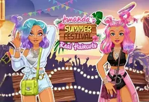 Игра Летний Фестиваль Аманды Настоящие Стрижки