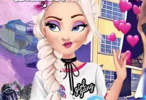 Игра Соперничество Эльзы и Рапунцель