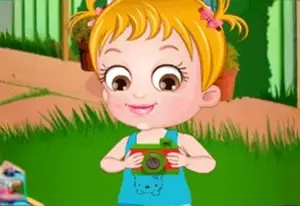 Игра Малышка Хейзел убирает дома