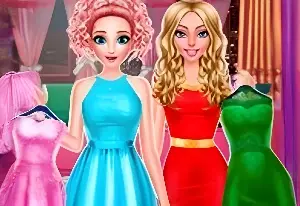 Игра: Блестящие платья для лучших подруг