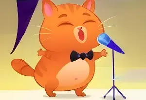 Игра Котик Бубу выступает по TV