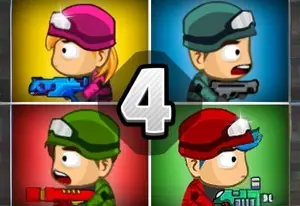Игра на 4 Игрока: Защита от Парада Зомби