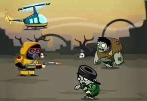 Игра Сумасшедший охотник на зомби онлайн