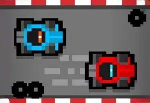 Игра Пиксельный Картинг на 2 Игрока