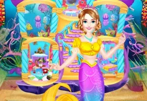 Игра Уборка и Украшение Дома Русалки