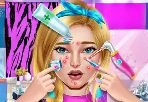 Makeup Salon Acne Treatment Game
