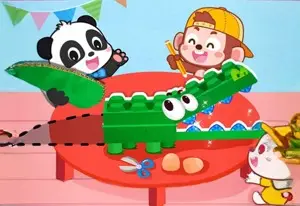 Игра Маленькая Панда: Головоломка с Животными