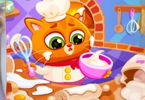 Игра Прекрасный Виртуальный Кот в Ресторане