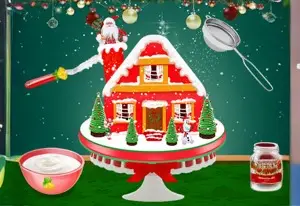 Game Cooking Christmas Gingerbread House