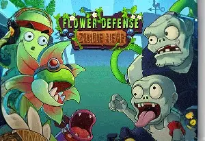 Игра Flower Defense - Zombie Siege