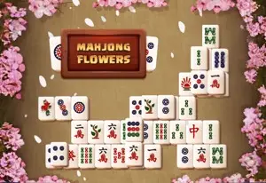 Игра Цветочный Маджонг