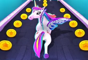 Игра Бег Единорога 3Д