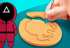 Игра-головоломка «Кальмар» с печеньем