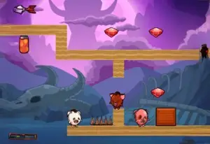 Игра Приключения Поросят