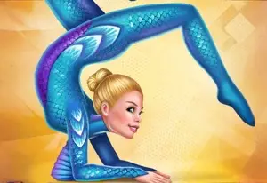 Игра Гимнастические игры для девочек Одевалки онлайн