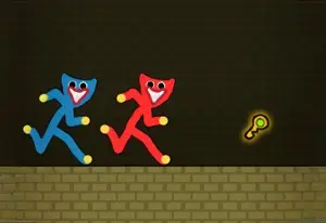 Игра Красный и Синий Стикмен Хаги Ваги
