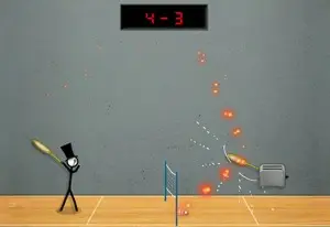 Игра Стикмен Бадминтон 3